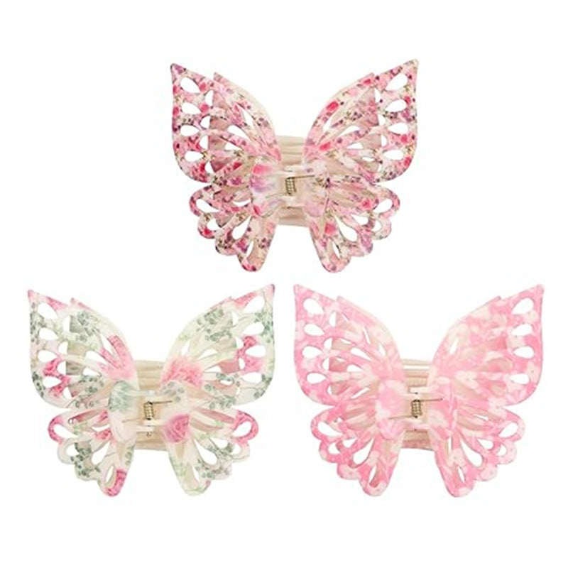 Marbled Butterfly Wing Hair Claw Clip - view 1
