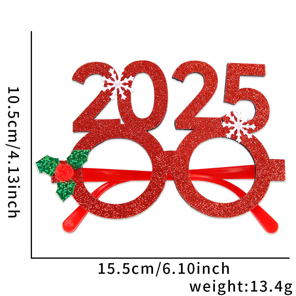 Holiday Photo Booth Prop Glasses - Color_1
