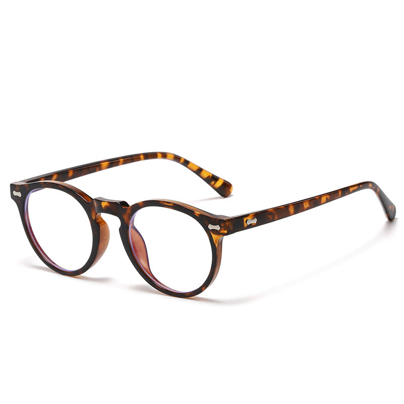 Classic Round Frame Sunglasses With Rivets - Color_08