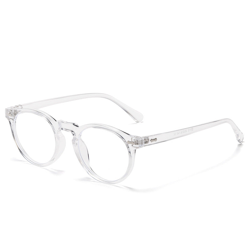 Classic Round Frame Sunglasses With Rivets - Color_09