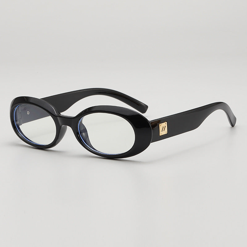 Small Oval Frame Retro Sunglasses - Color_9