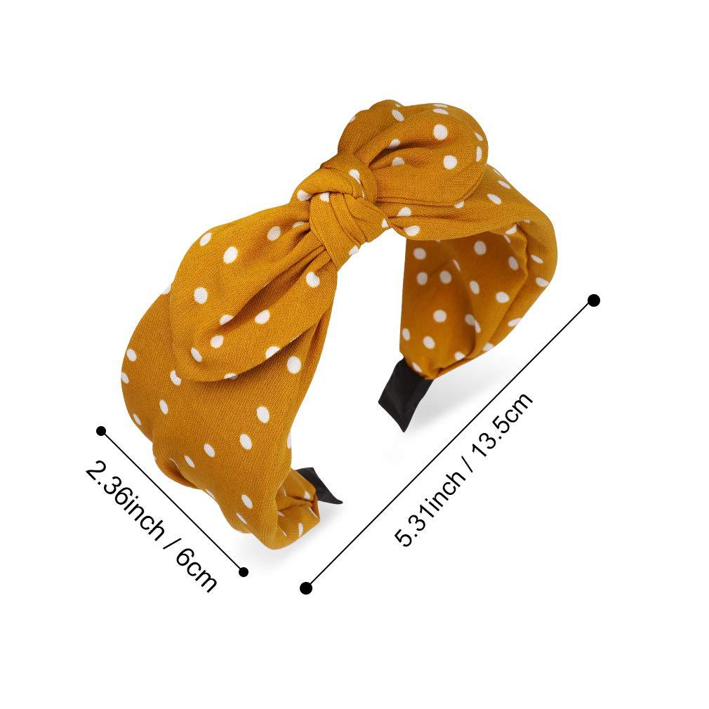 Bunny Ear Knot Printed Wide Headband - view 1