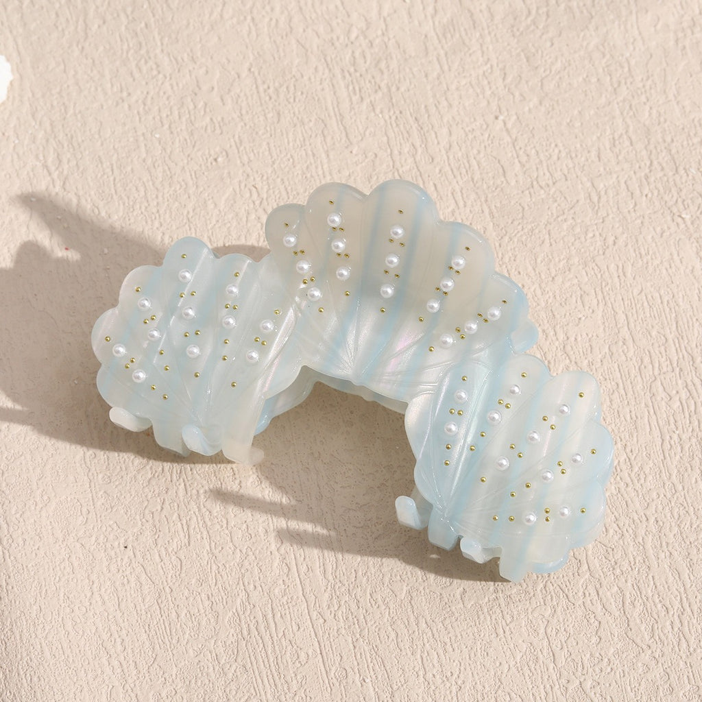 Pearl Seashell Hair Claw Clip - C2