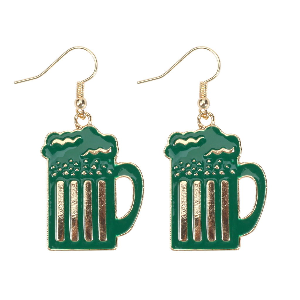 St Patricks Day Charm Drop Earrings - Color_1