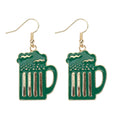 St Patricks Day Charm Drop Earrings - Color_1