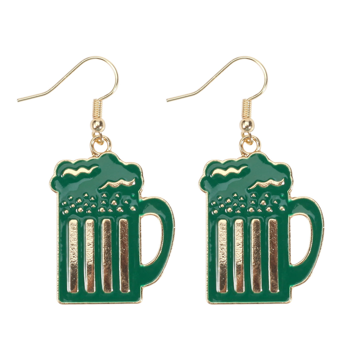 St Patricks Day Charm Drop Earrings - Color_1