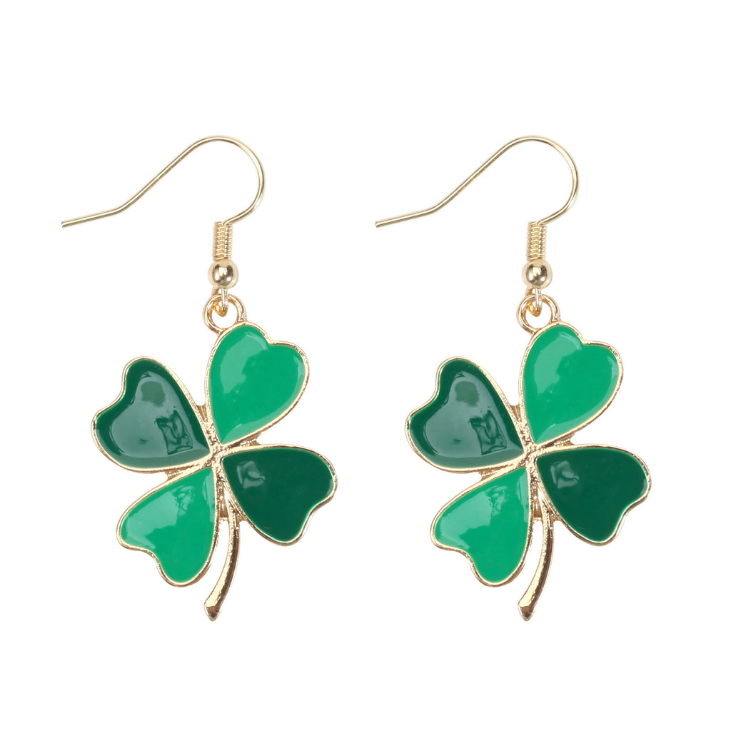 St Patricks Day Charm Drop Earrings - Color_10
