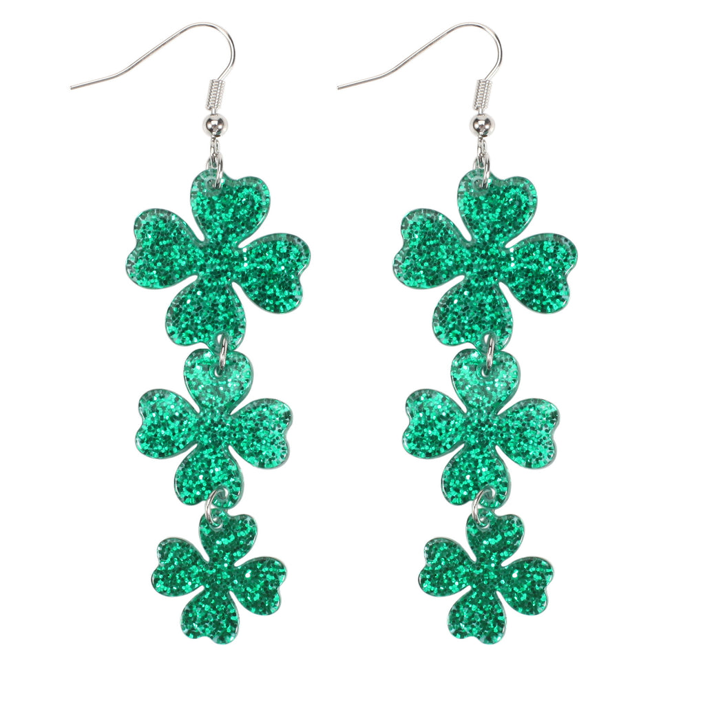 St Patricks Day Charm Drop Earrings - Color_11