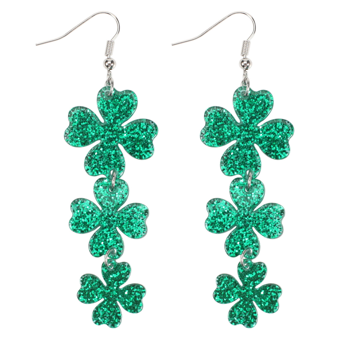 St Patricks Day Charm Drop Earrings - Color_11