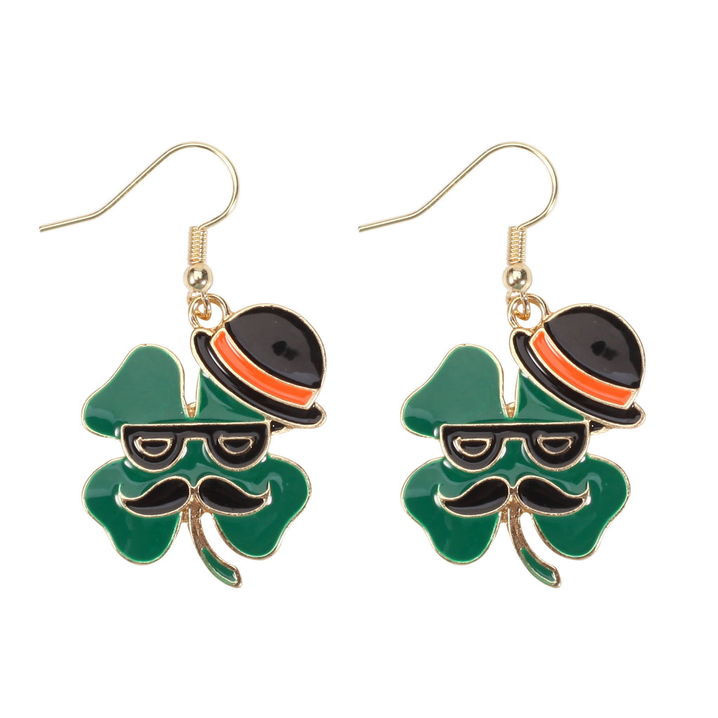 St Patricks Day Charm Drop Earrings - Color_2