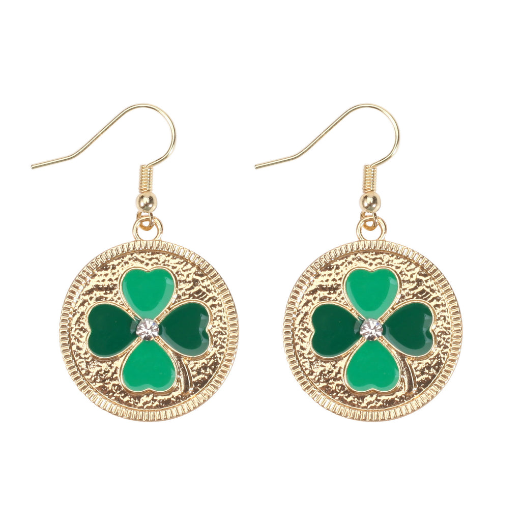 St Patricks Day Charm Drop Earrings - Color_3