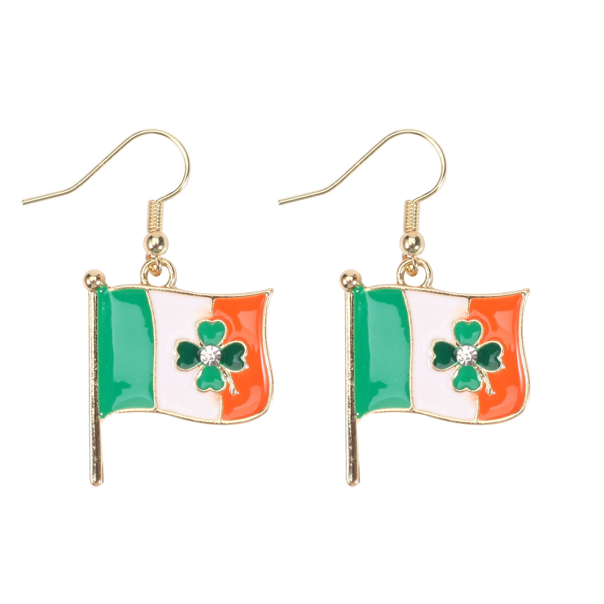 St Patricks Day Charm Drop Earrings - Color_4