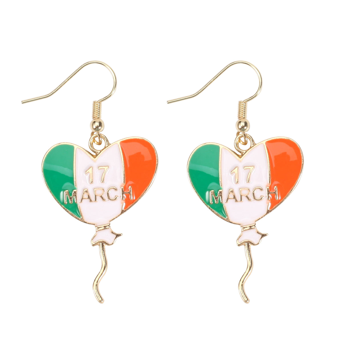 St Patricks Day Charm Drop Earrings - Color_8