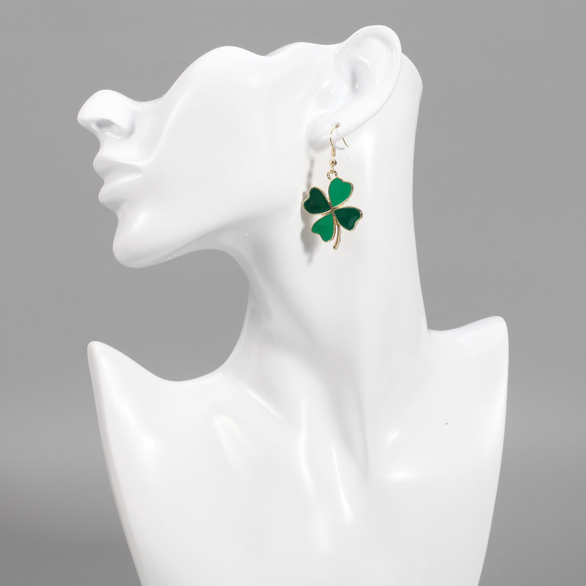 St Patricks Day Charm Drop Earrings