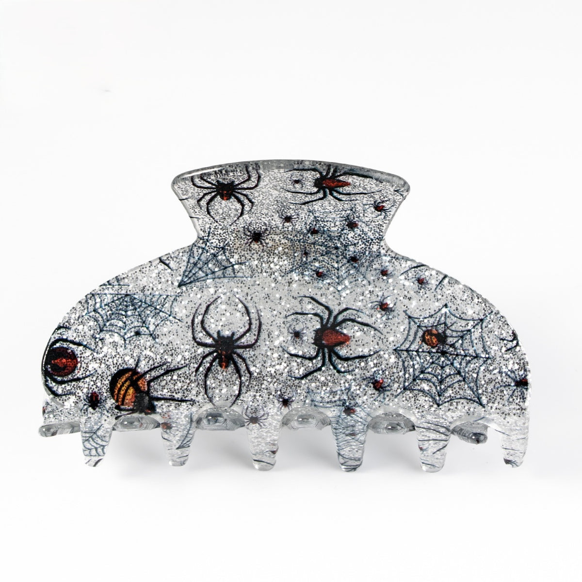 Glitter Halloween Print Hair Claw Clip - Color_04