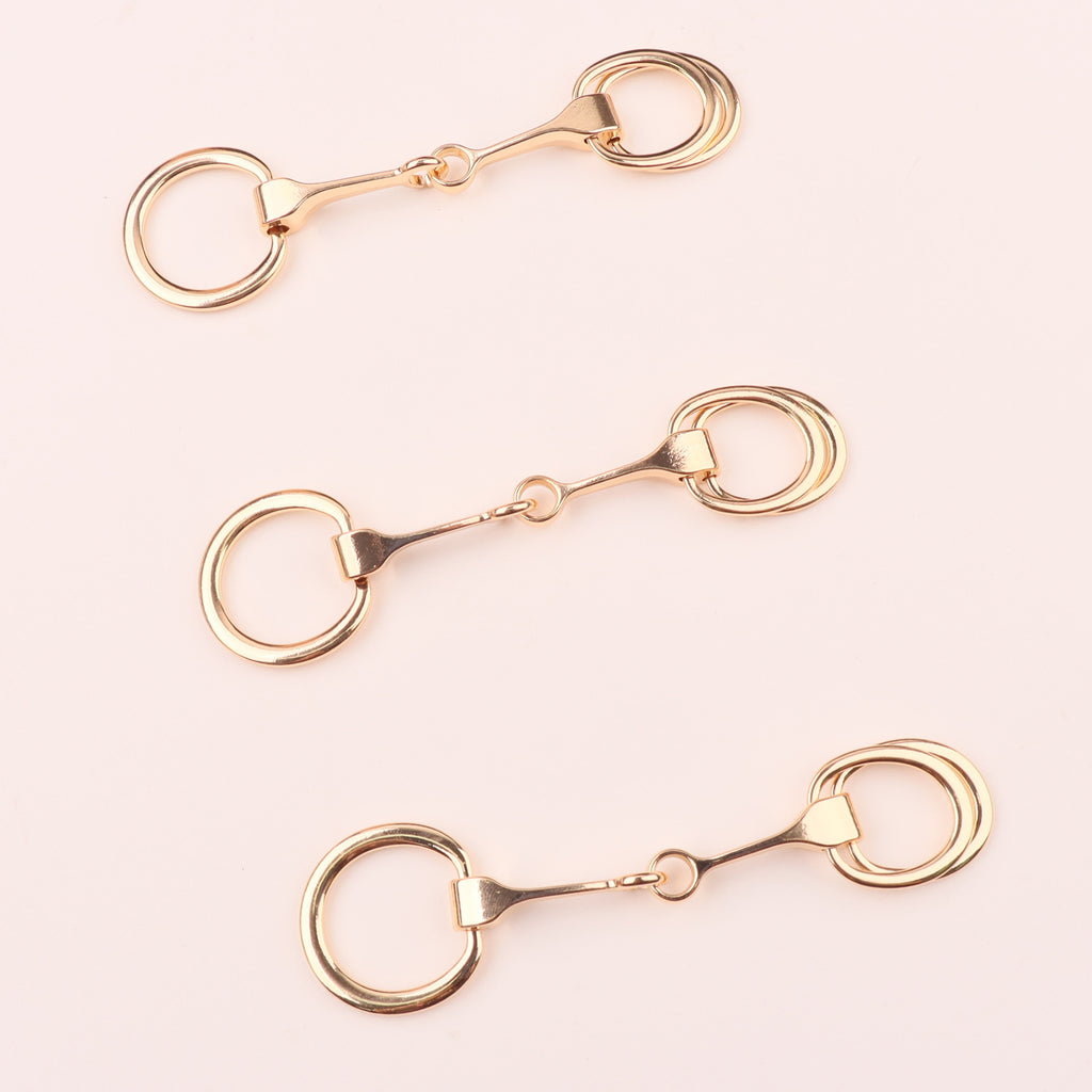 Horse Bit Snaffle Scarf Slide Ring - view 3
