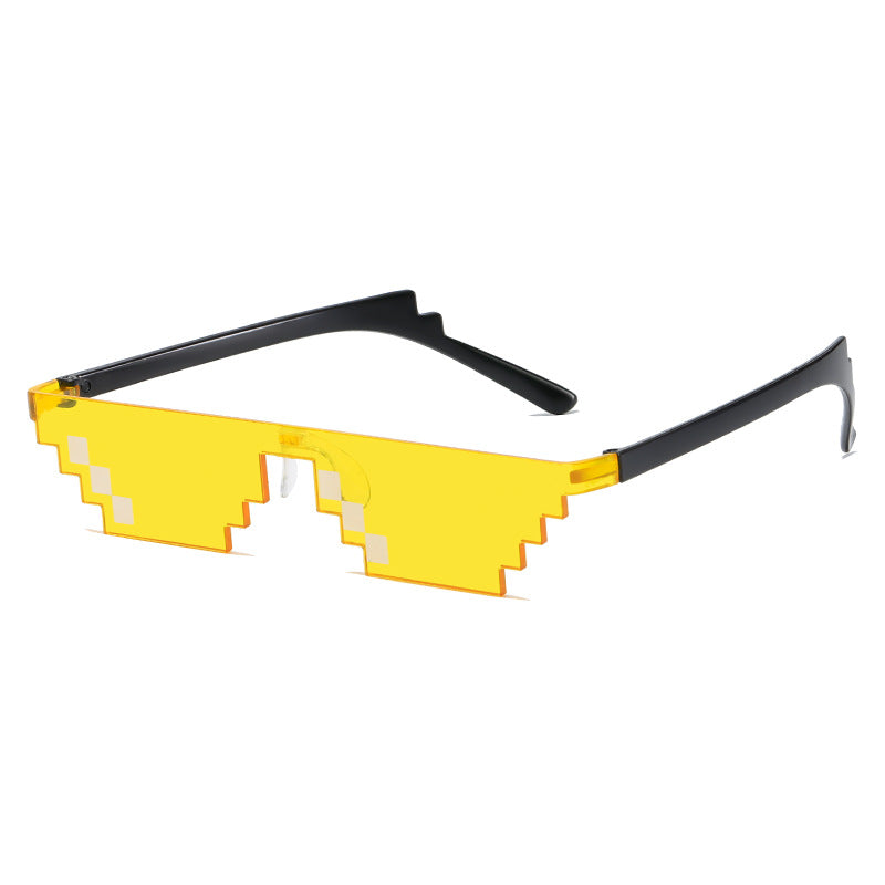 Pixel Art Square Frame Sunglasses - C14