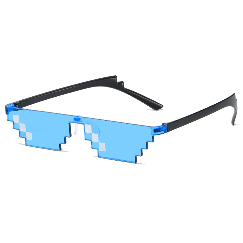 Pixel Art Square Frame Sunglasses - C16