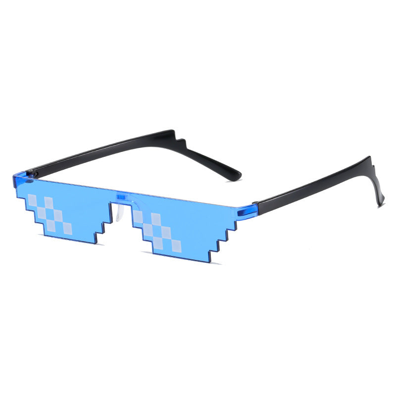 Pixel Art Square Frame Sunglasses - C17