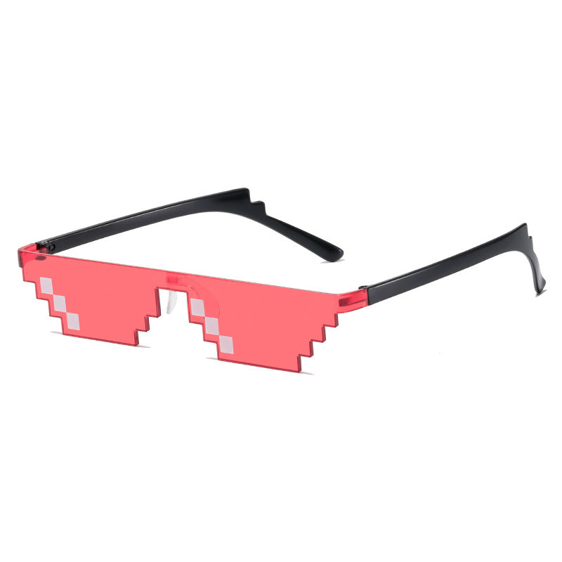 Pixel Art Square Frame Sunglasses - C18
