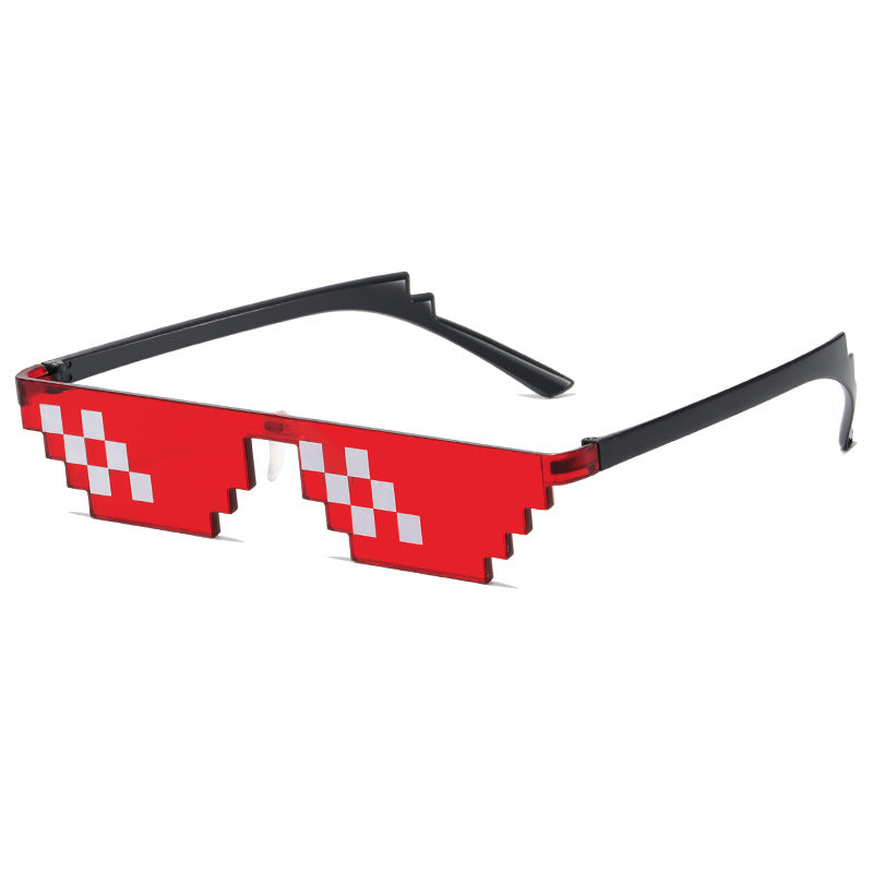 Pixel Art Square Frame Sunglasses - C19