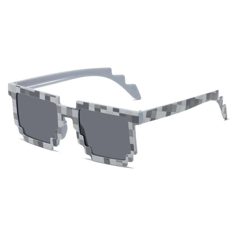 Pixel Art Square Frame Sunglasses - C8