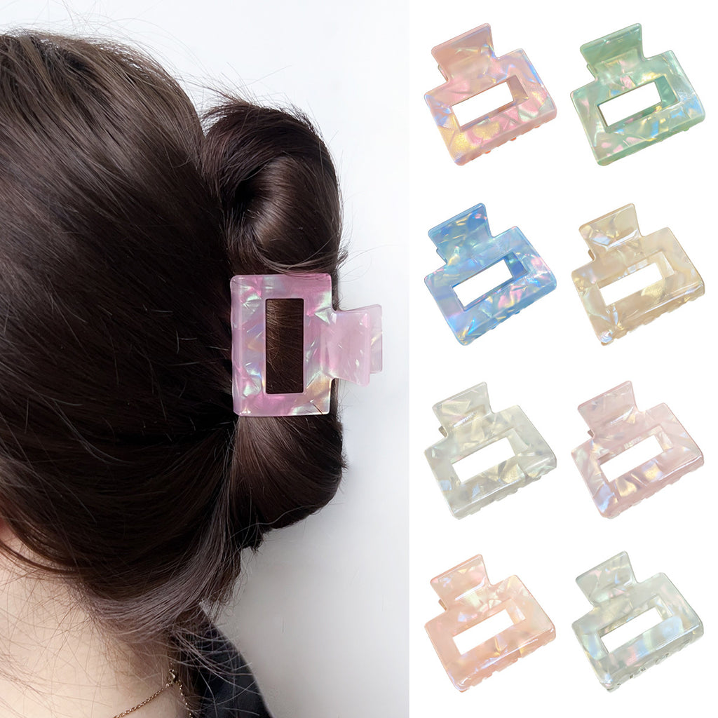 Shell Shimmer Small Rectangle Claw Clip - view 1