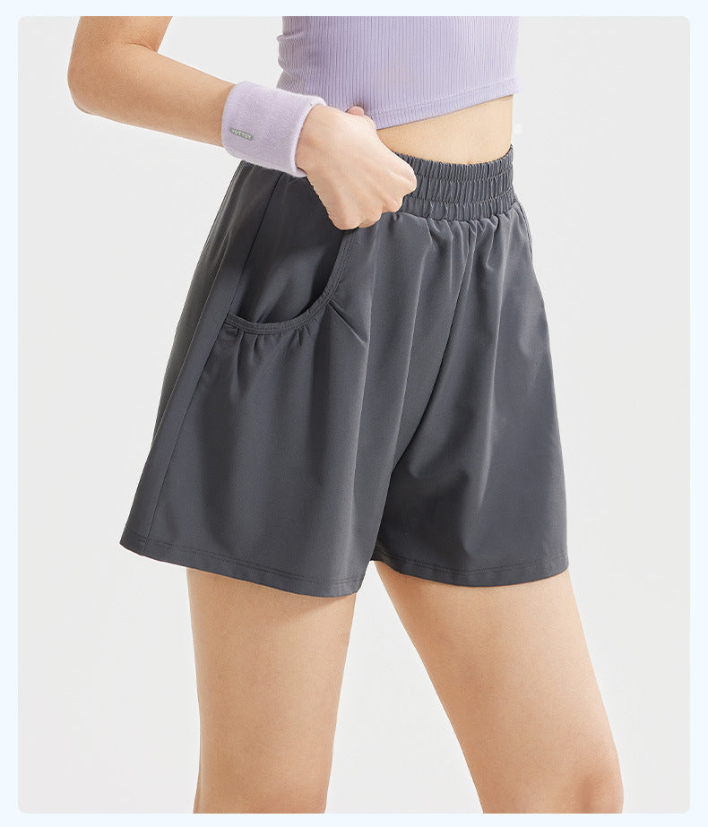 High Waist Athletic Running Shorts - view 1