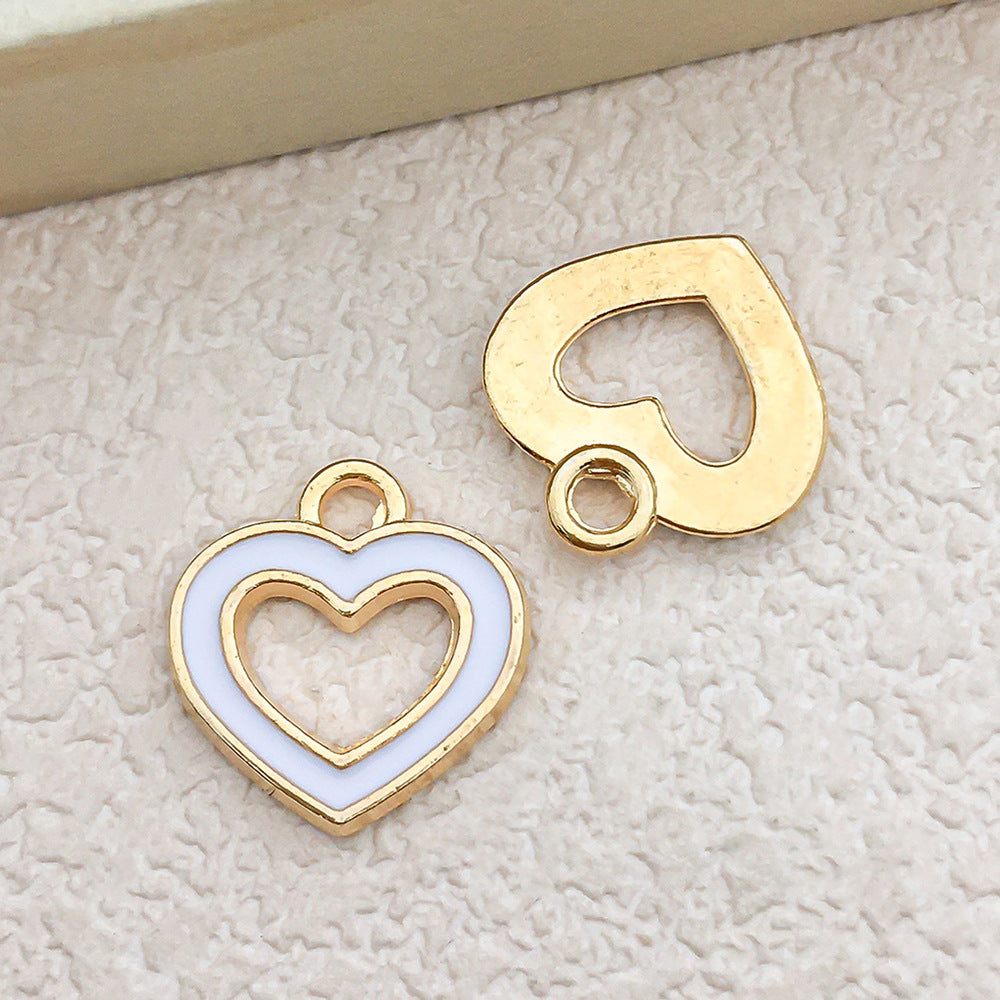 Enamel Heart Charm Bracelet Making Set