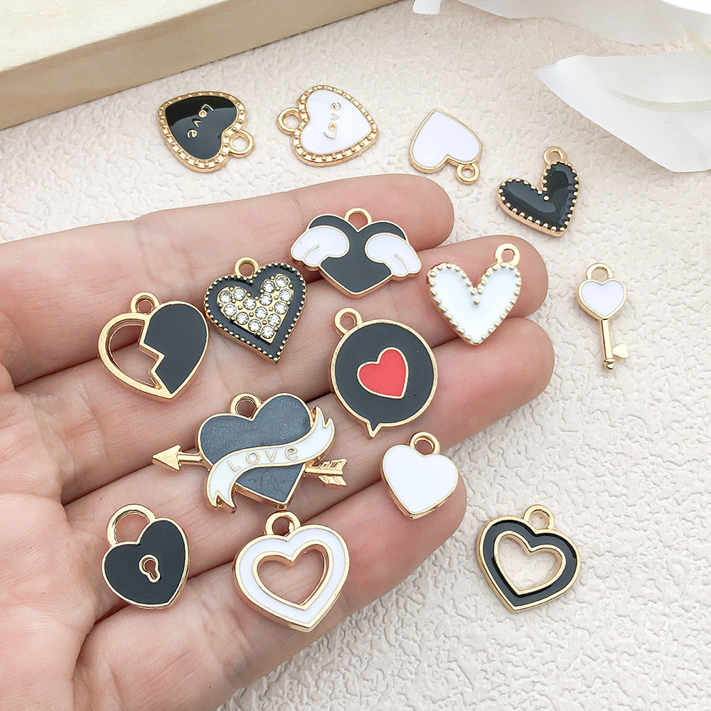 Enamel Heart Charm Bracelet Making Set - view 15