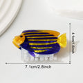 Sea Creature Hair Claw Clip Starfish Crab Turtle - Fish