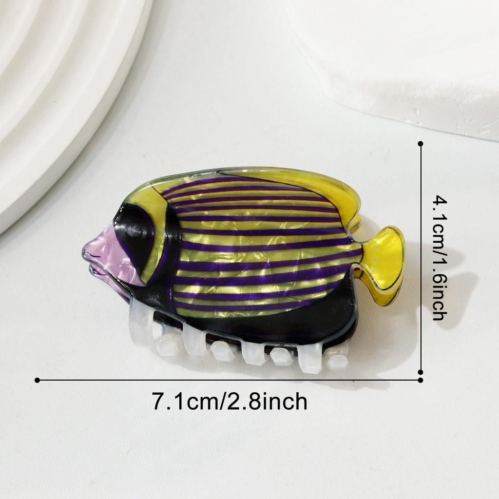 Sea Creature Hair Claw Clip Starfish Crab Turtle - KissFish