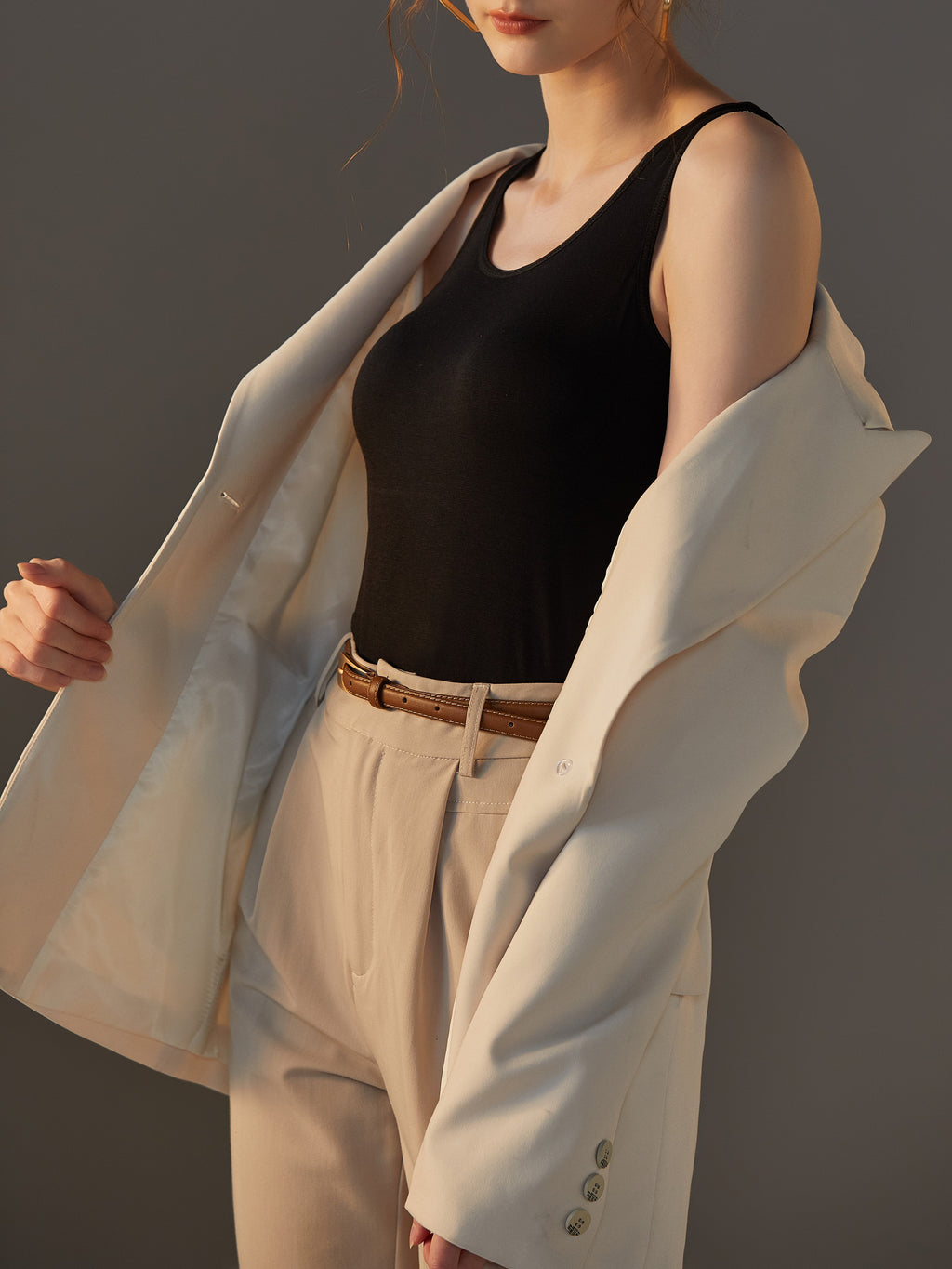 Scoop Neck Modal Tank With Built In Bra - Black - 6