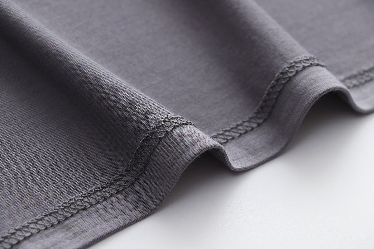 Scoop Neck Modal Tank With Built In Bra - Gray - 7