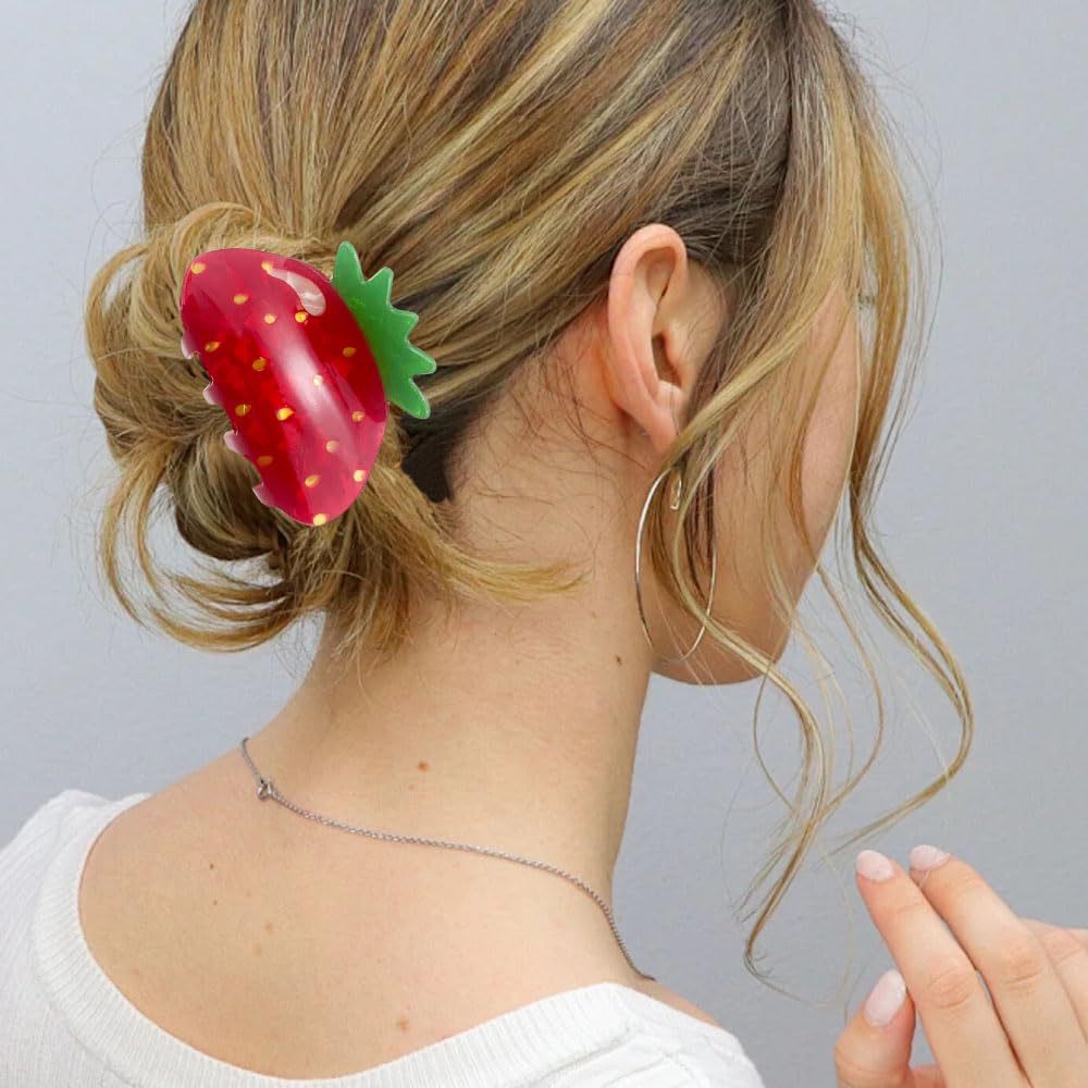 Fruit Shaped Acrylic Hair Claw Clips - view 3