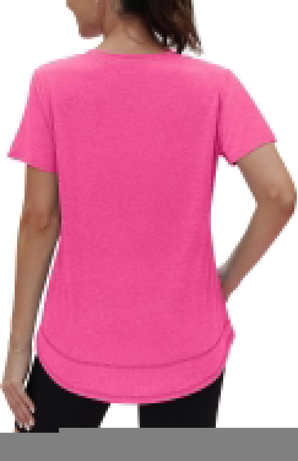 Longline Athletic Tee With Scoop Hem