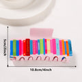 Book Stack Print Hair Claw Clip - Color_1