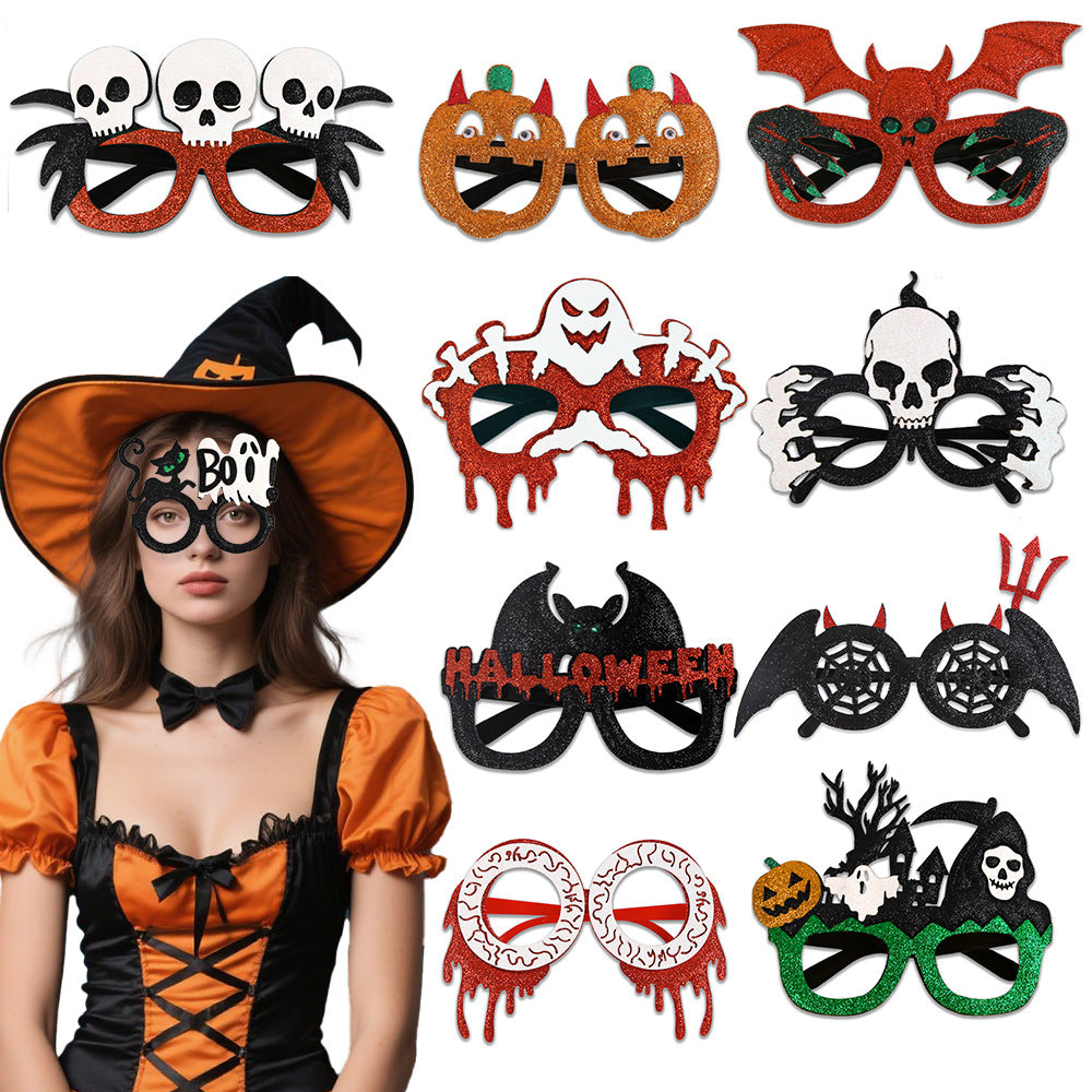 Halloween Novelty Party Glasses Photo Props