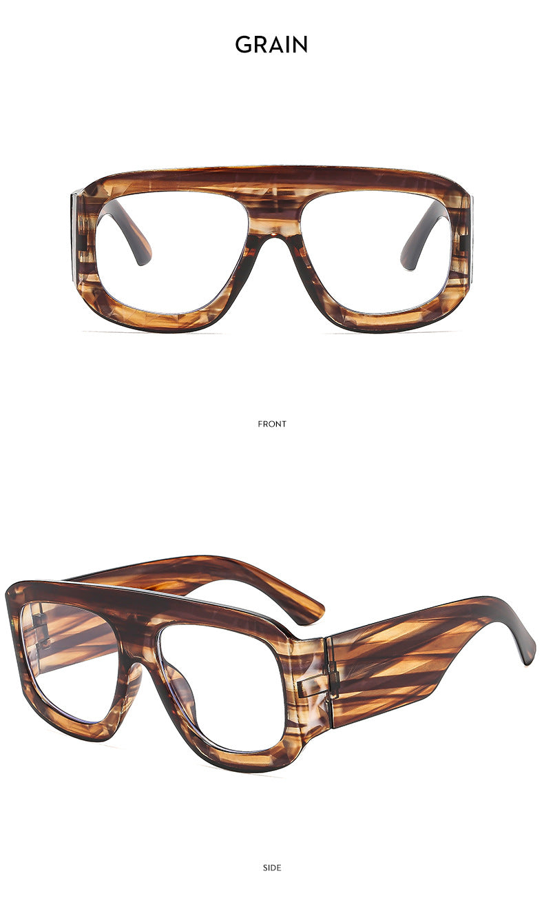 Chunky Oversized Square Shield Sunglasses - view 1