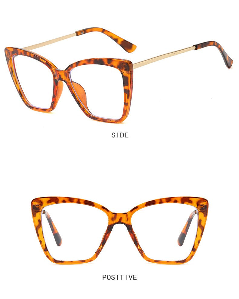 Oversized Cat Eye Blue Light Glasses - Color_2