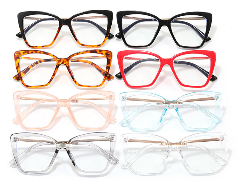 Oversized Cat Eye Blue Light Glasses - Color_2 - 3