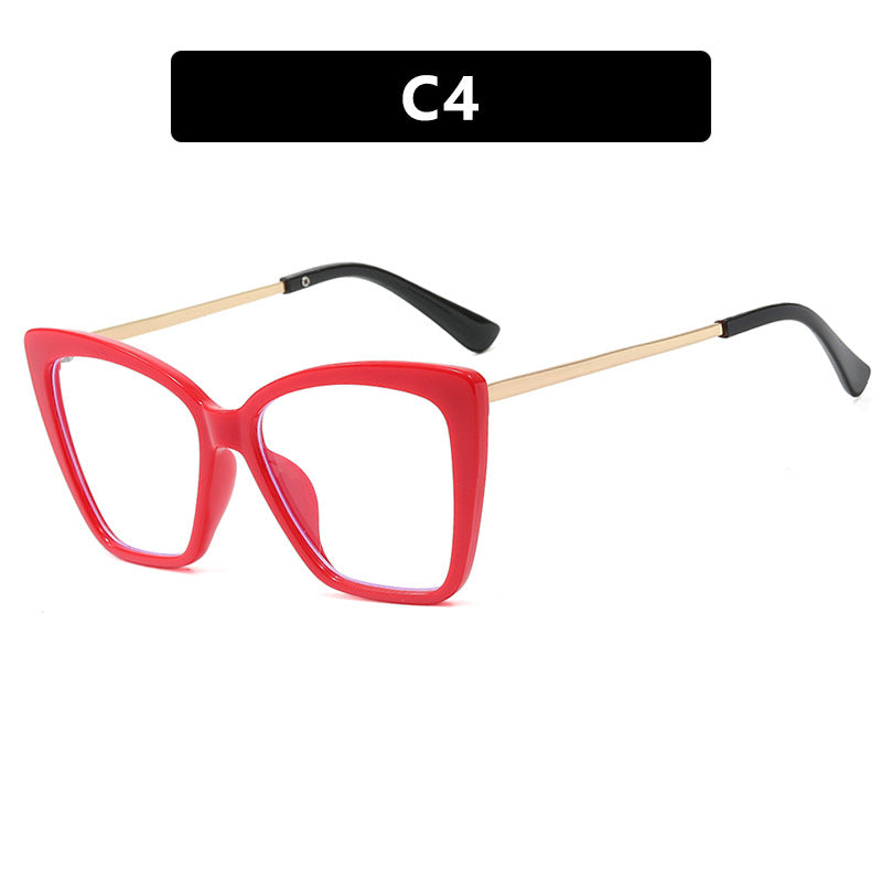 Oversized Cat Eye Blue Light Glasses - Color_4