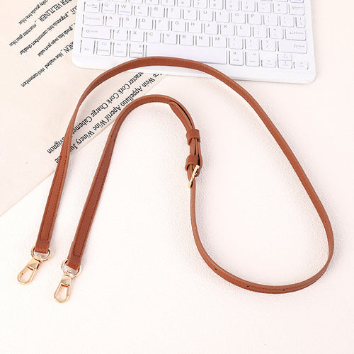 Adjustable Faux Leather Phone Strap - Brown