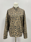 Leopard Print Snap Front Western Jacket - Leo