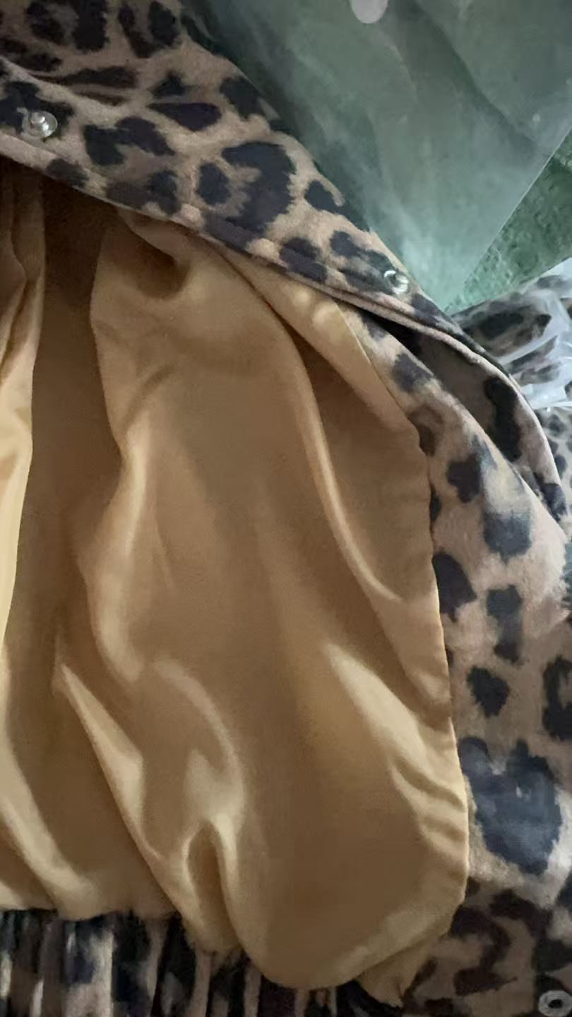 Leopard Print Snap Front Western Jacket - Leo - 6
