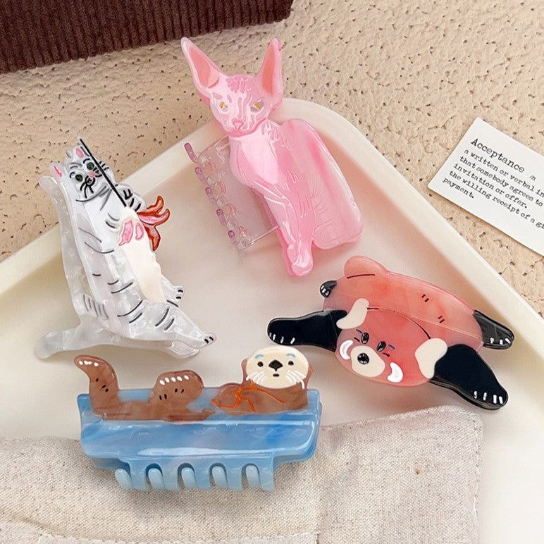 Cute Animal Shaped Acetate Claw Clip - view 1