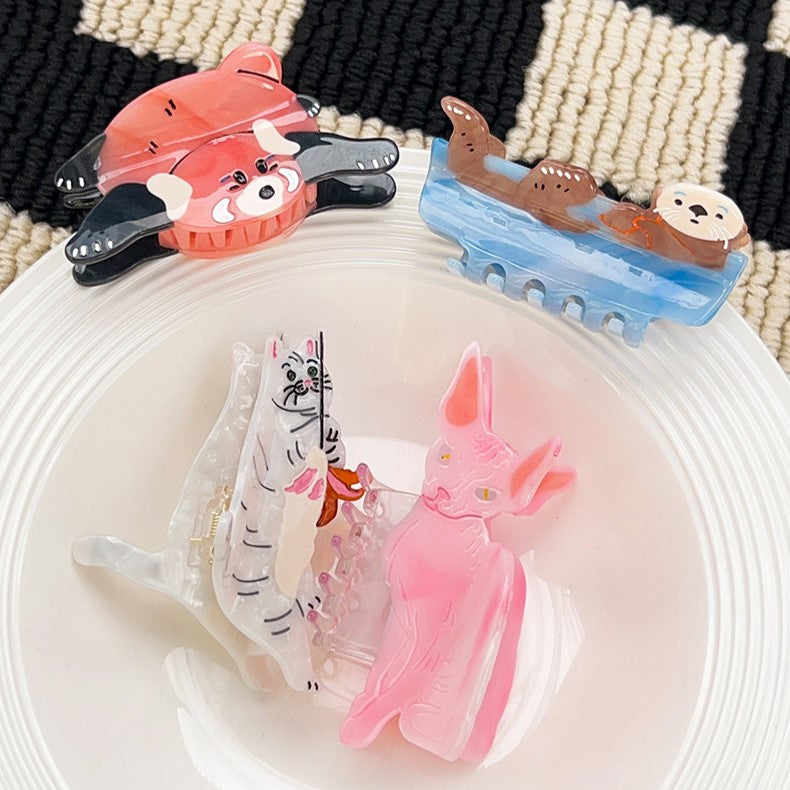Cute Animal Shaped Acetate Claw Clip - view 3