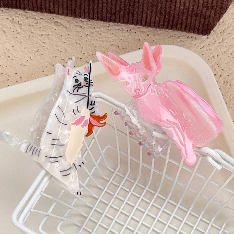 Cute Animal Shaped Acetate Claw Clip - view 4