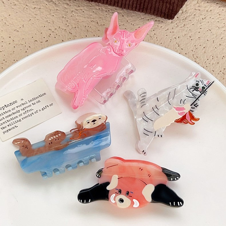 Cute Animal Shaped Acetate Claw Clip - view 7
