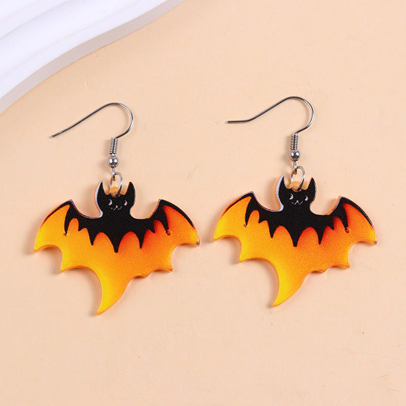 Playful Halloween Icon Dangle Earrings - C12